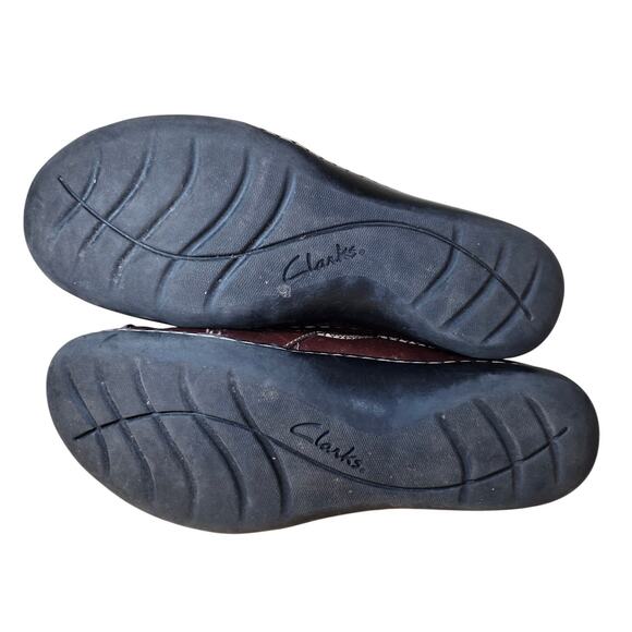 Women's Clarks Bendables Ashland Alpine Slip-On Loafers Brown Leather Womens 9.5 - Picture 7 of 8